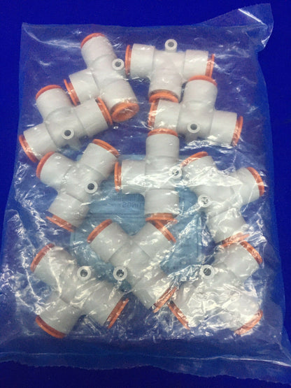 1 CONFEZIONE CONTENENTE QTY 10 - RACCORDI SMC KQ2T13-00 / KQC14 RACCORDI UNIONE TEE