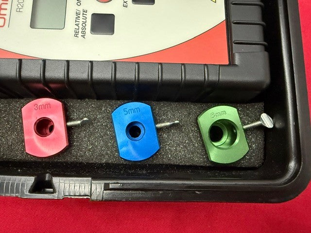 OmniCure R2000 Radiometer with 8mm, 5mm, and 3mm Adapters