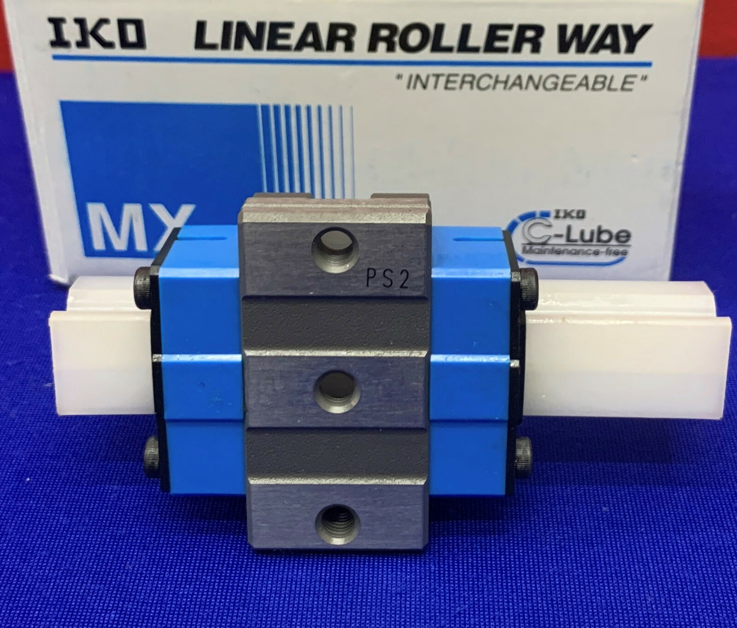 Rail à rouleaux linéaires IKO MXC15 MXC15C1PS2 Bloc compact C-Lube PS2
