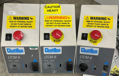 PIEZAS VARIAS PARA EL COMPROBADOR DE FUERZA CHATILLON LTCM-6E - VER IMÁGENES PARA LAS PIEZAS