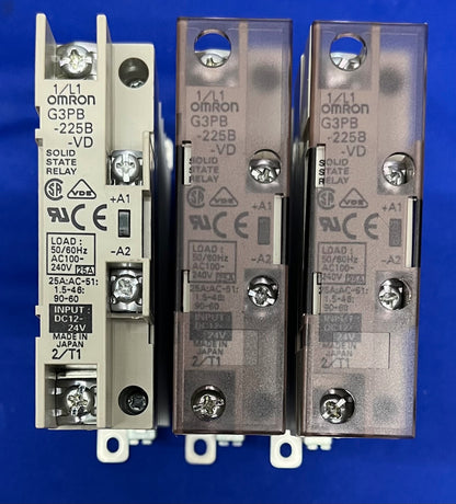 RELÈ A STATO SOLIDO OMRON G3PB-225B-VD INGRESSO DC12-24V (Solo 2 coperture) 1 LOTTO QTY 3