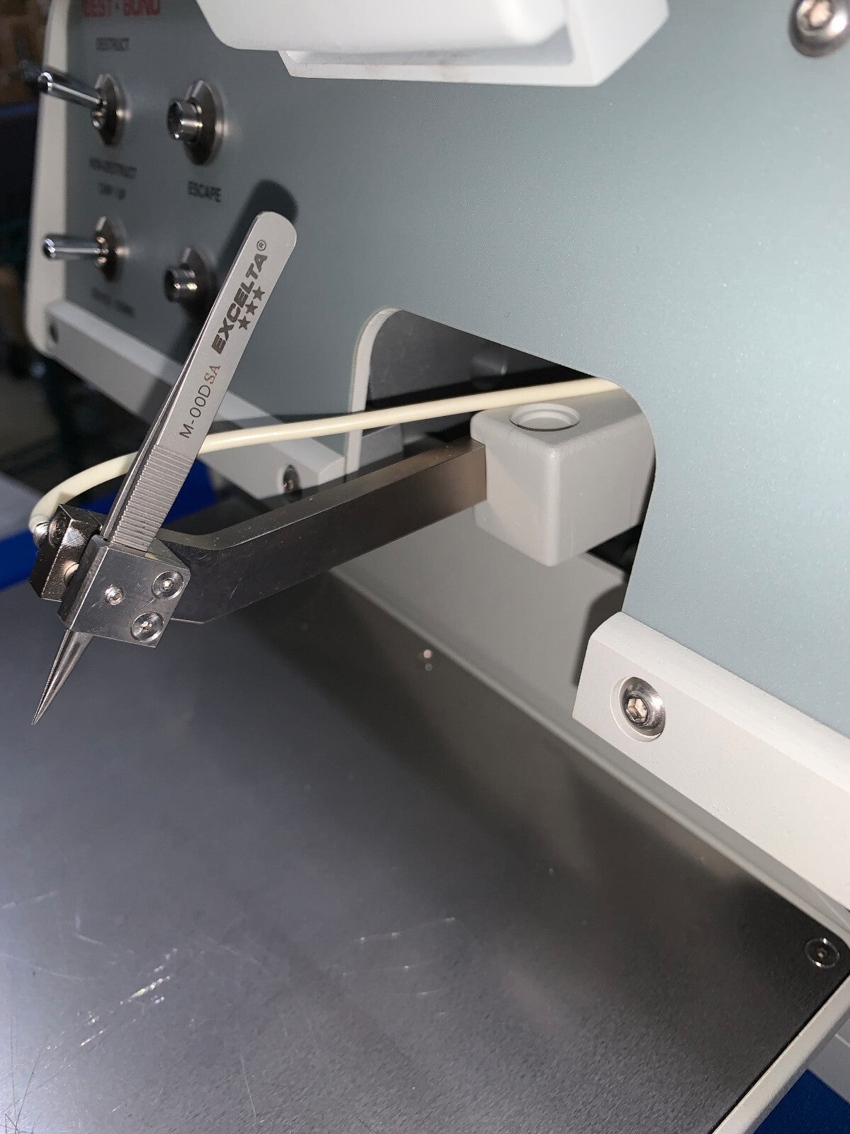 WEST-BOND 70PTC WIRE BOND PULL TESTER W/MICROSCOPE & WF10X/22 EYEPIECES