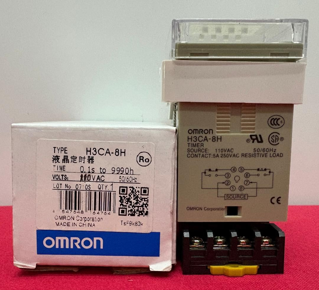 OMRON H3CA-8H TIMER 0.1s TO 9990h 110VAC