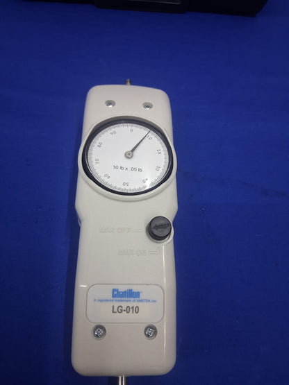 Chatillon LG-010 Mechanical Force Gauge 10 lb x 0.05 lb LOAD CELL