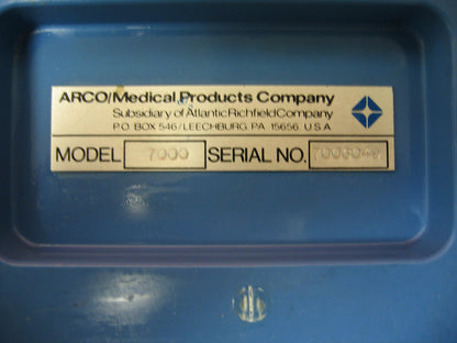 ARCO MEDICAL MH 7000.SN 7006049 プログラマー