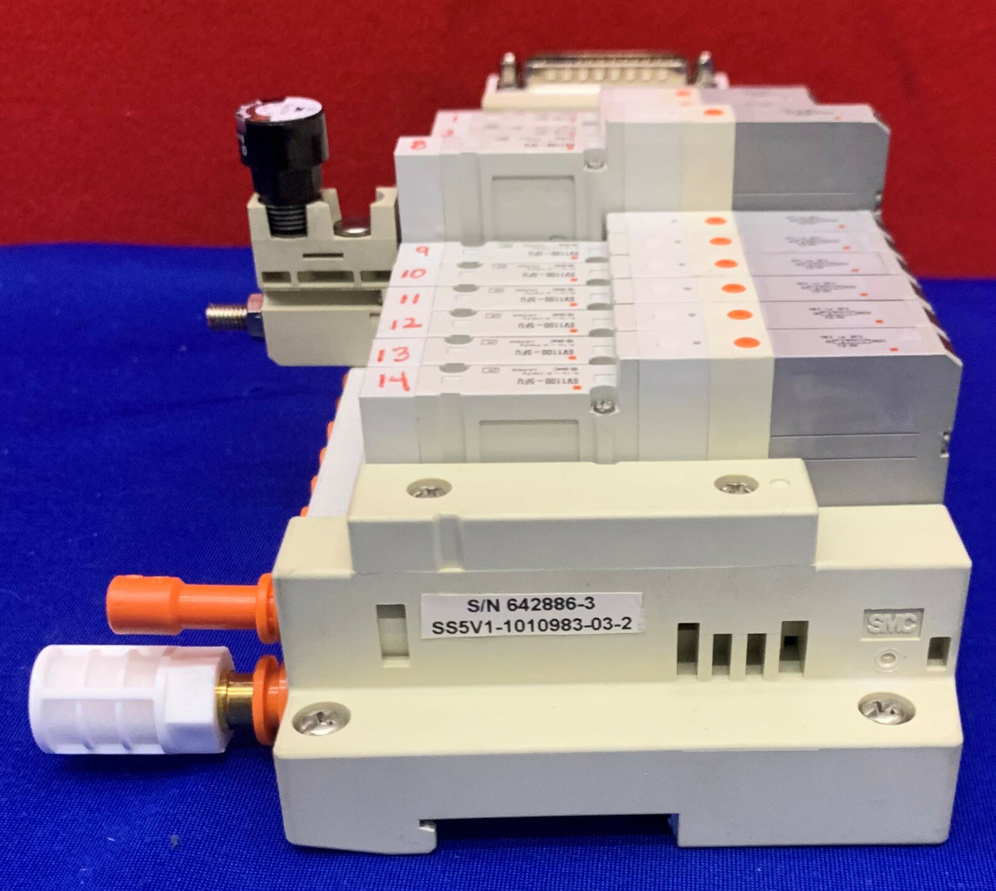 SMC SS5V1-1010983-03-2 Stationklep Manifoldblokmontage 14 SV1100-5FU