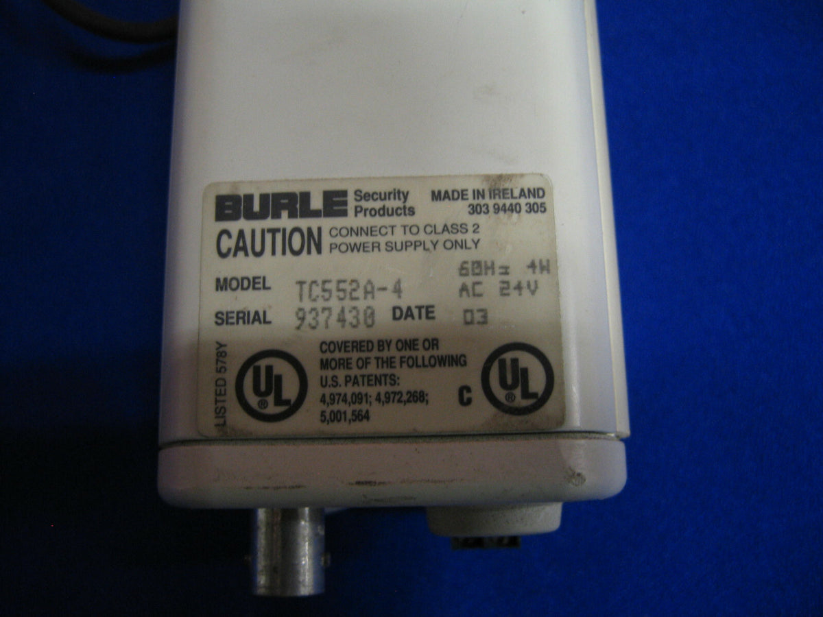 BURLE SECURITY CAMERA MODEL TC552A-4 BEIGE SECURITY CAMERA