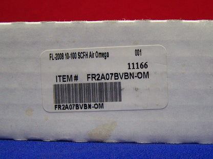 OMEGA FL-2008 FLUSSIMETRO ACRILICO FR2A07BVBN-OM 10-100 SCFH ARIA