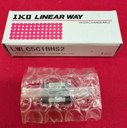 IKO LWLC5C1BHS2 MINIATURE LINEAR GUIDE BLOCK SHORT TYPE (NO RAIL INCLUDED)