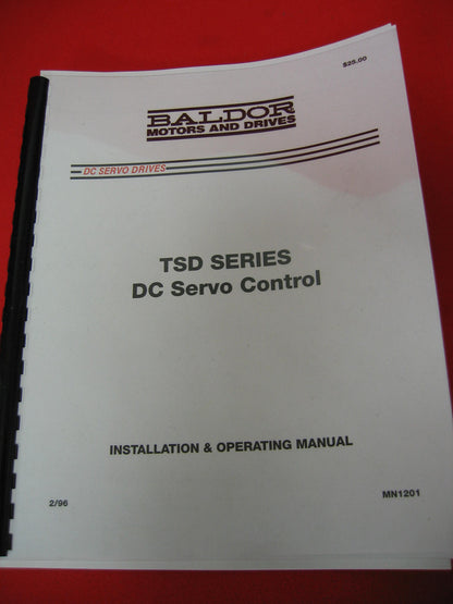 BALDOR TSD-050-05-1-U FTS7300C-01 COMMANDE DE MOTEUR PAS À PAS À AXE UNIQUE TSD 