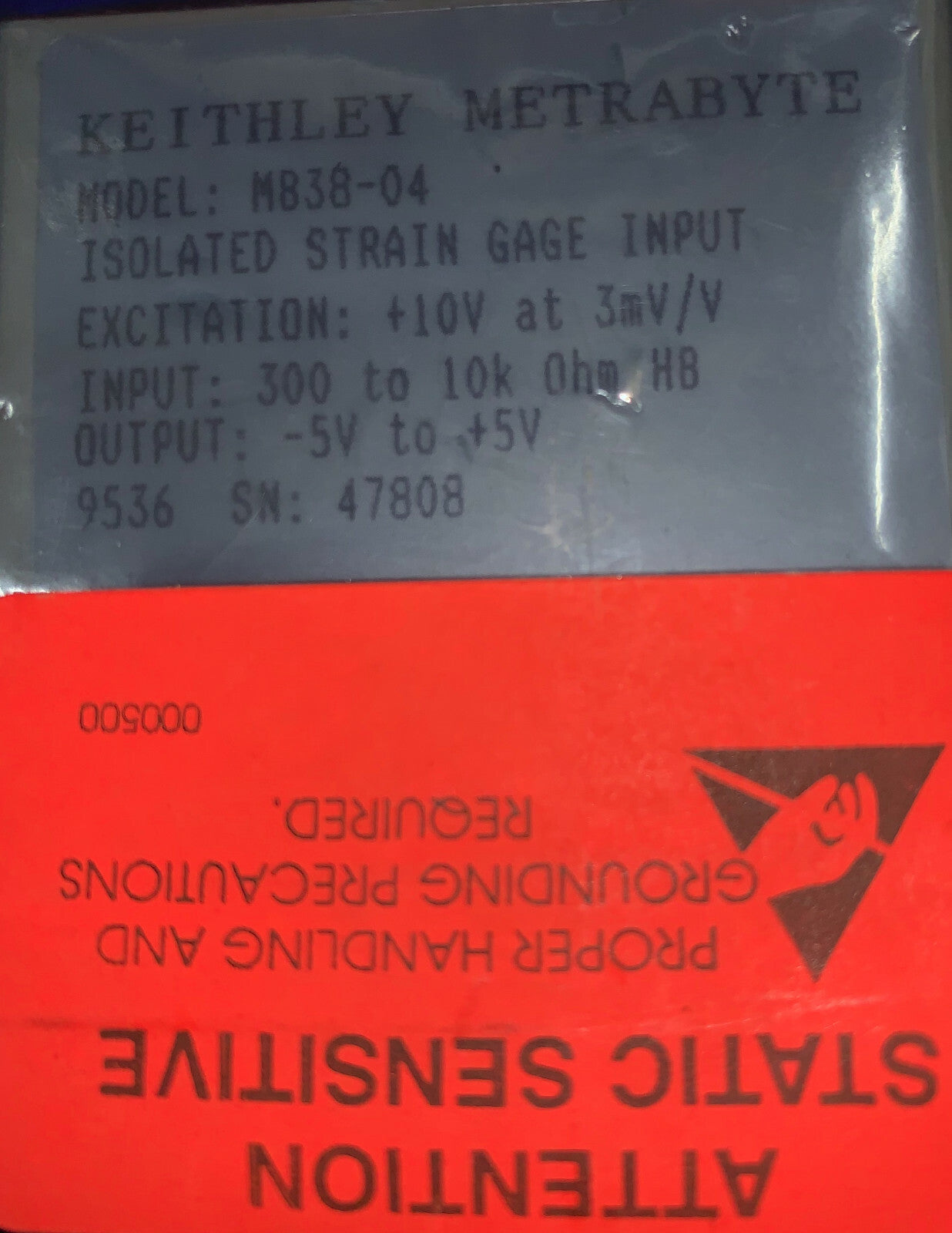 KEITHLEY METRABYTE MB38-04-MODULE