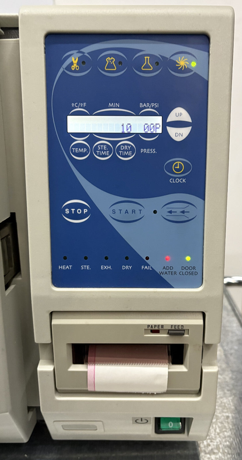 TUTTNAUER AUTOCLAVE STEAM STERILIZER W/ PRINTER 2340E NB 165828