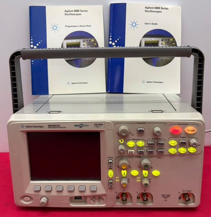 AGILENT MSO6012A MIXED SIGNAL OSCILLOSCOPE 2+16 CH 100MHZ / FOR PARTS/REPAIR