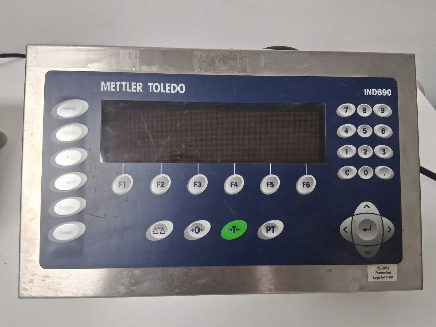 Mettler Toledo IND690 Weighing Terminal with X1202S Precision Weighing Platform