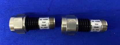 MCL MINI-CIRCUITS BW-N20W5 ATTENUATOR 5W 20dB DC-18GHz - 1 LOT QTY 2