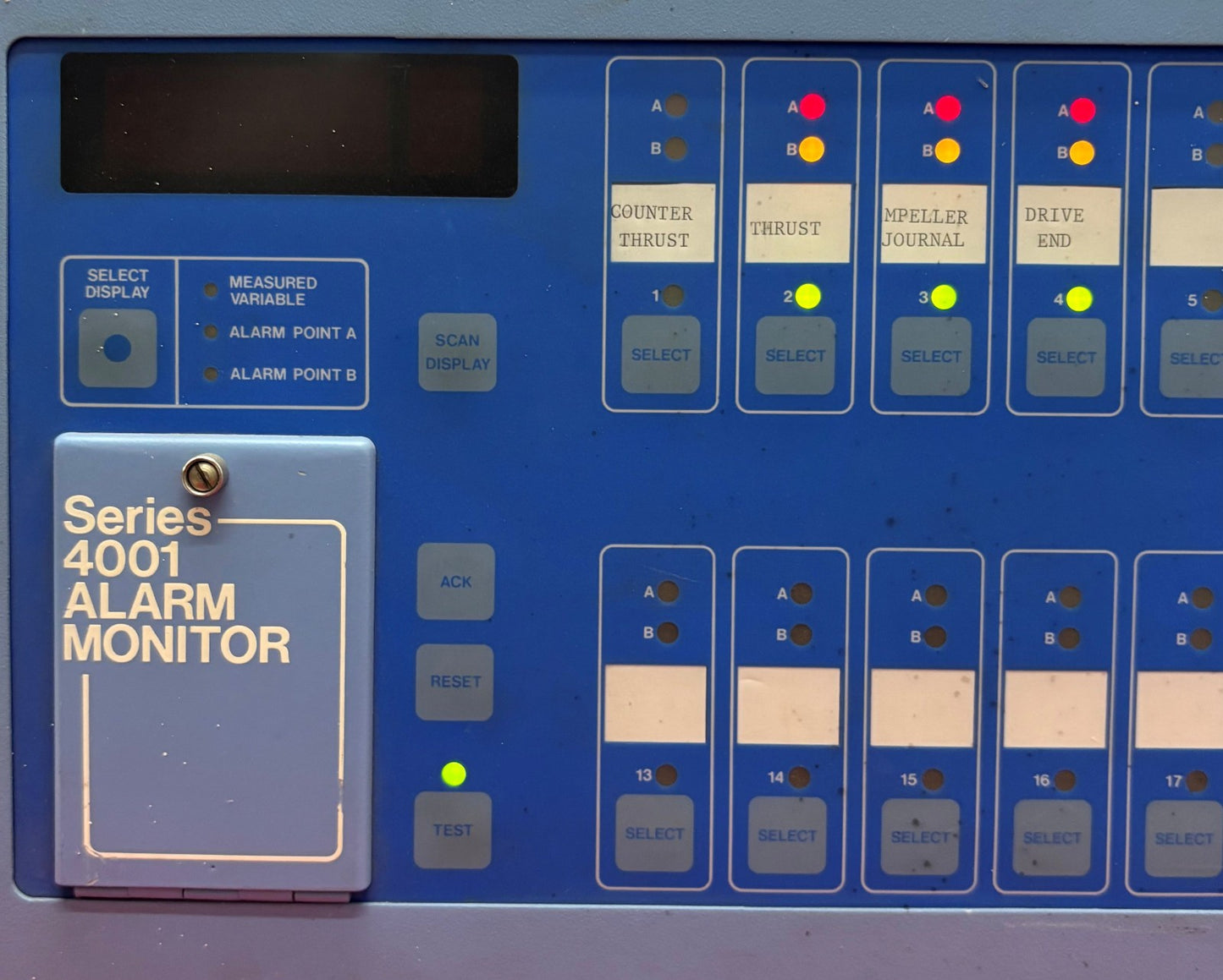 ROSEMOUNT 4001 AM 25P1A101 4001 ALARM MONITOR (EMERSON COMPANY) - PARTS/REPAIR