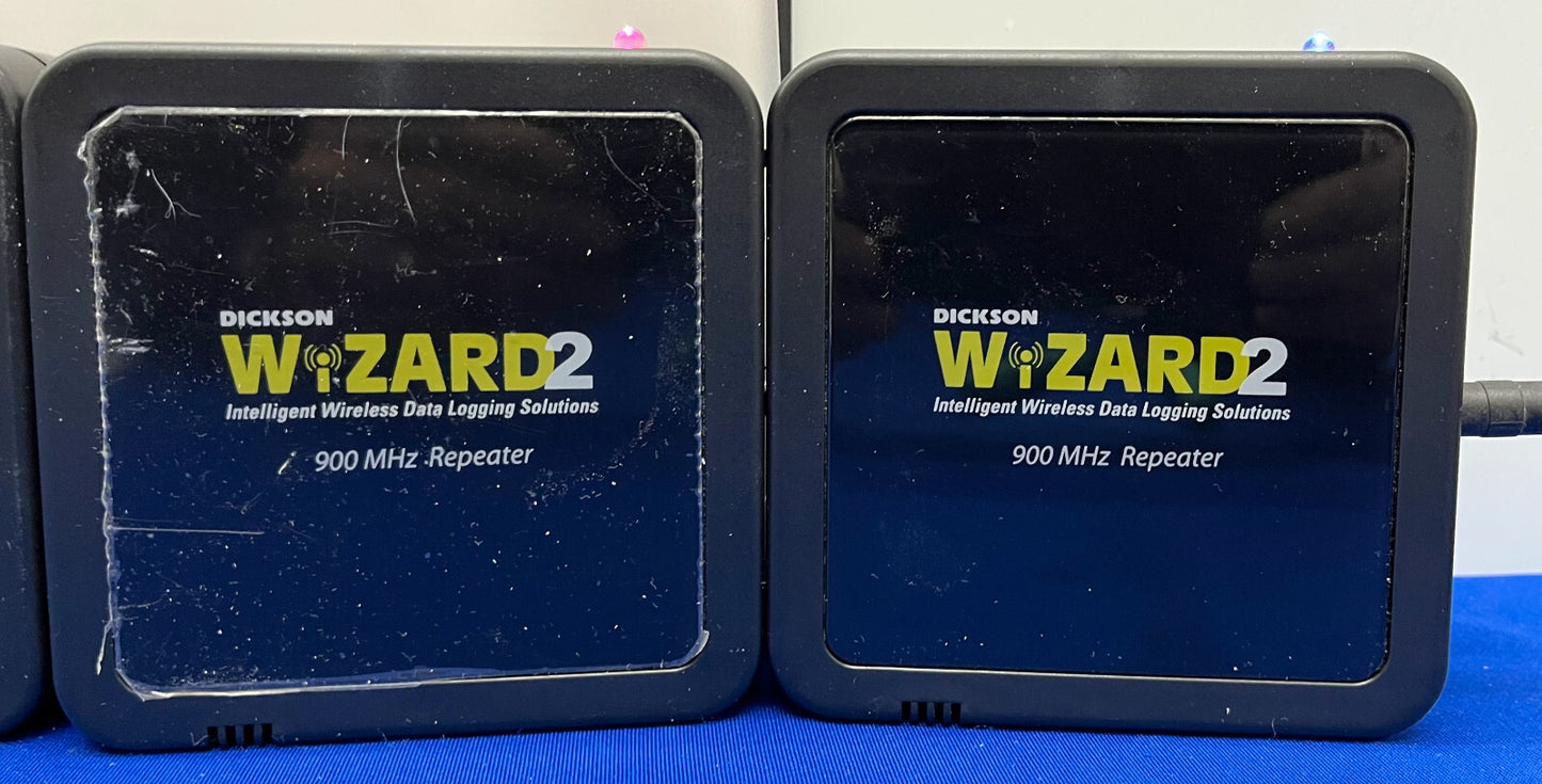 DICKSON WIZARD2 - 数量 2 - WH225 900 MHz ロガー &amp; 数量 2 - WA200 900MHz リピーター