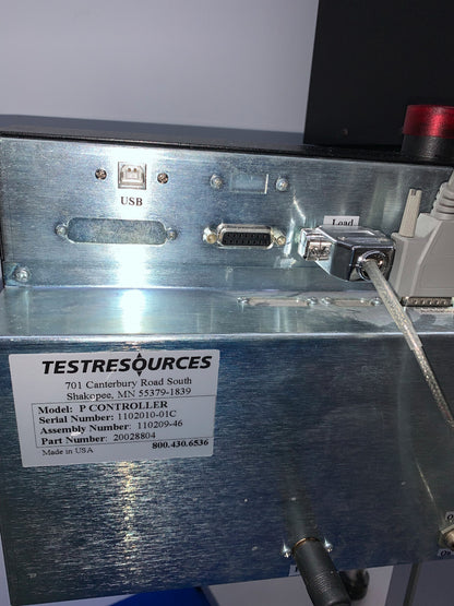 ACTIONNEUR TESTRESOURCES 225 LB AVEC CAPTEUR DE FORCE SM-50-294, CAPTEUR DE FORCE 50 LB