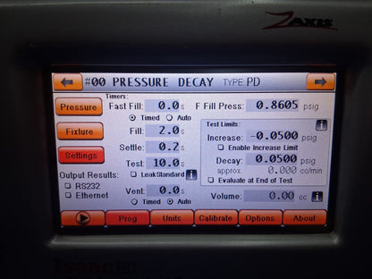 Issac / Zaxis Issac-HD-2PC MULTI FUNCTION LEAK TESTER  10 PSI MODULAR AIR LEAK
