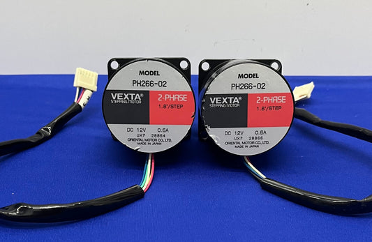 ORIENTAL VEXTA  PH266-02 STEPPING MOTOR 2 PHASE 1.8/STEP - 1 LOT QTY 2