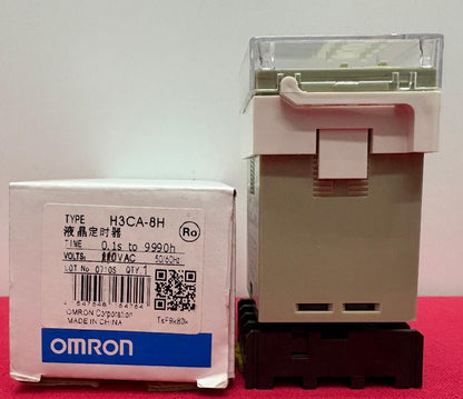 OMRON H3CA-8H TIMER 0.1s TO 9990h 110VAC
