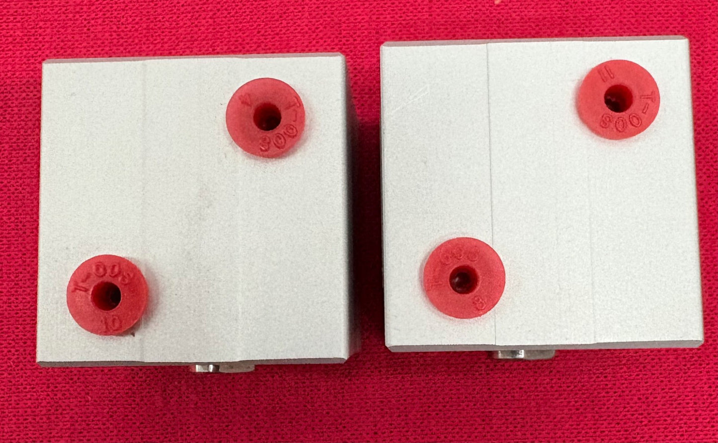 COMPACT B34X12-HTV SMALL PNEUMATIC CYLINDER DOUBLE ACTING 3/4”x1/2" - QTY 2