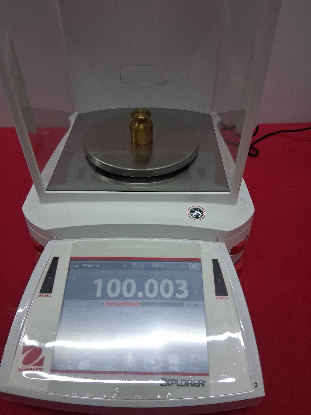 OHAUS EXPLORER EX223 PRECISION BALANCE 220G X 0.001G 5.1" DRAFT SHIELD