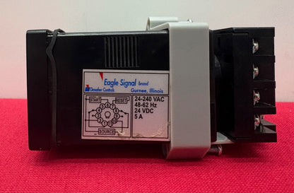 EAGLE SIGNAL LCD TIMER B856-500 (?) w/ OMRON P3GA-11 - PARTS/REPAIR
