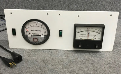 QTY 1- MAGNEHELIC GAUGE 2004C & QTY 1- HASTINGS VACUUM GAUGE DV-6 GAUGE TUBE