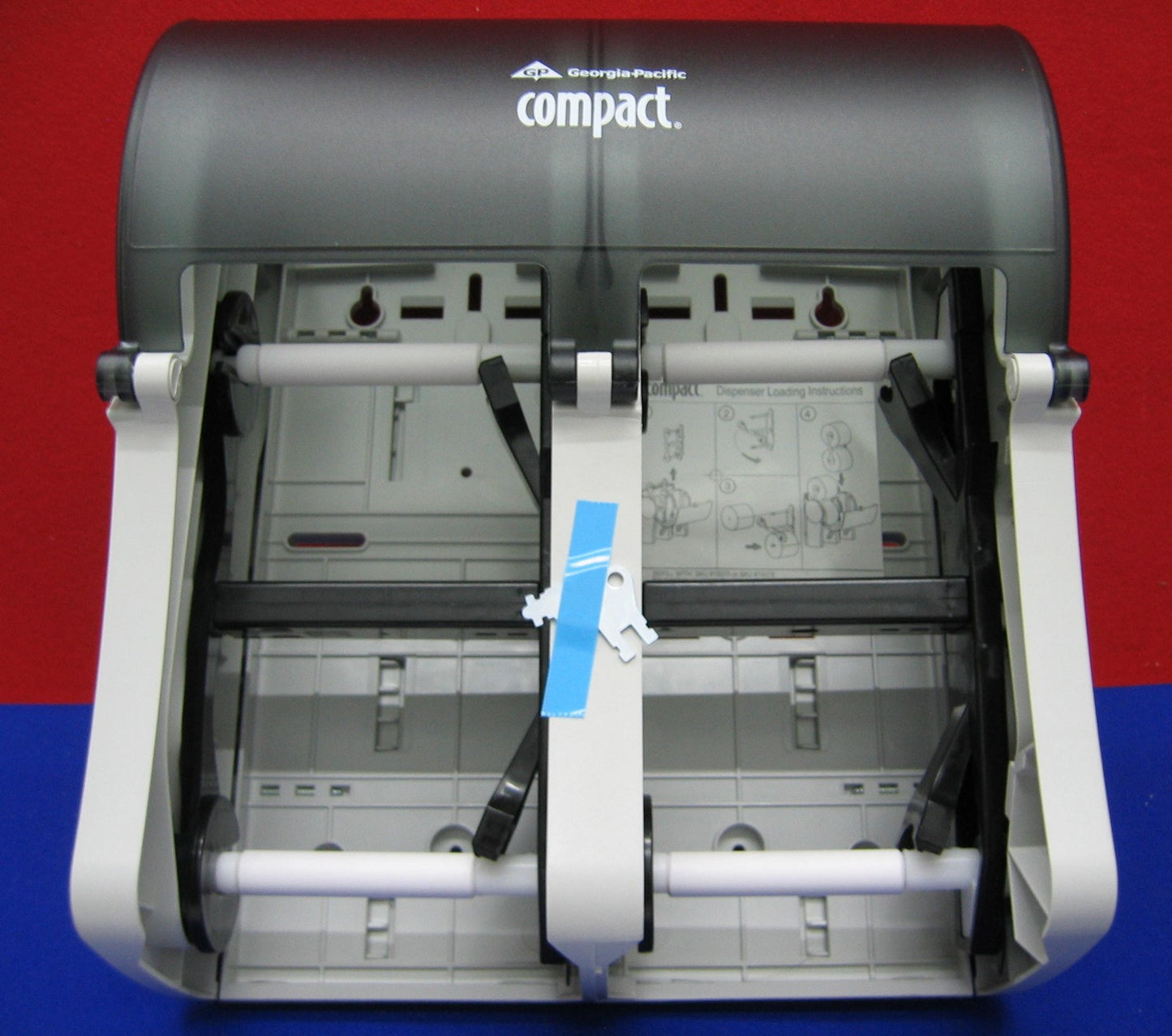 GEORGIA PACIFIC MN 56744 DISTRIBUTORE DI CARTA DA BAGNO VERTICALE COMPATTO QUAD A 4 ROTOLI 