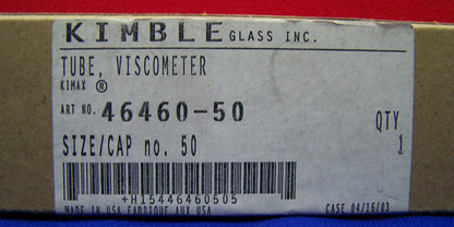 KIMBLE / KIMAX 46460 TAGLIA 50 SN A290 TUBO VISCOSIMETRO 46460-50