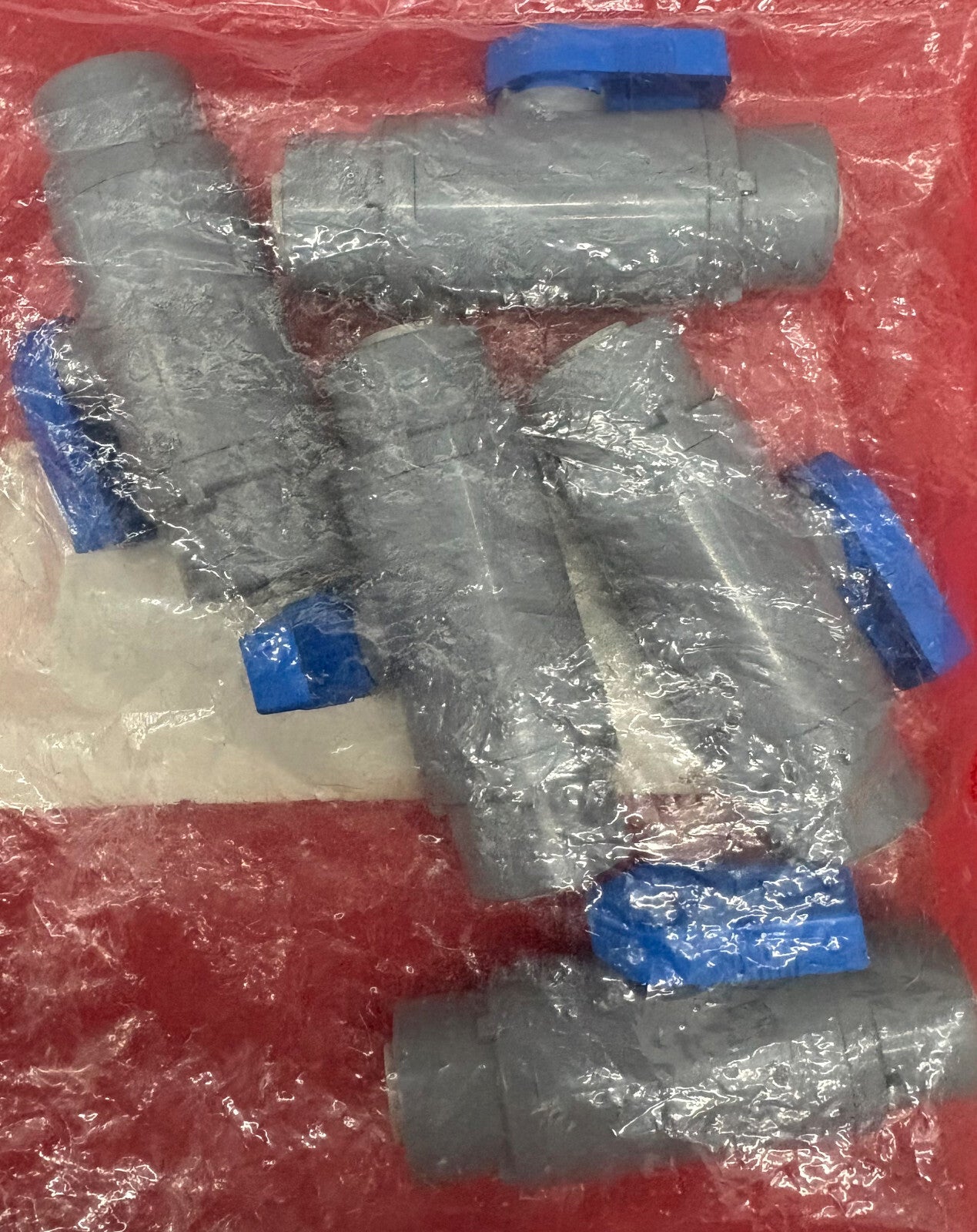 PVC INLINE 2-WAY BALL VALVE 6381790 1/4” 1/4” 3CGJ7 - 1 PACKAGE QTY 5