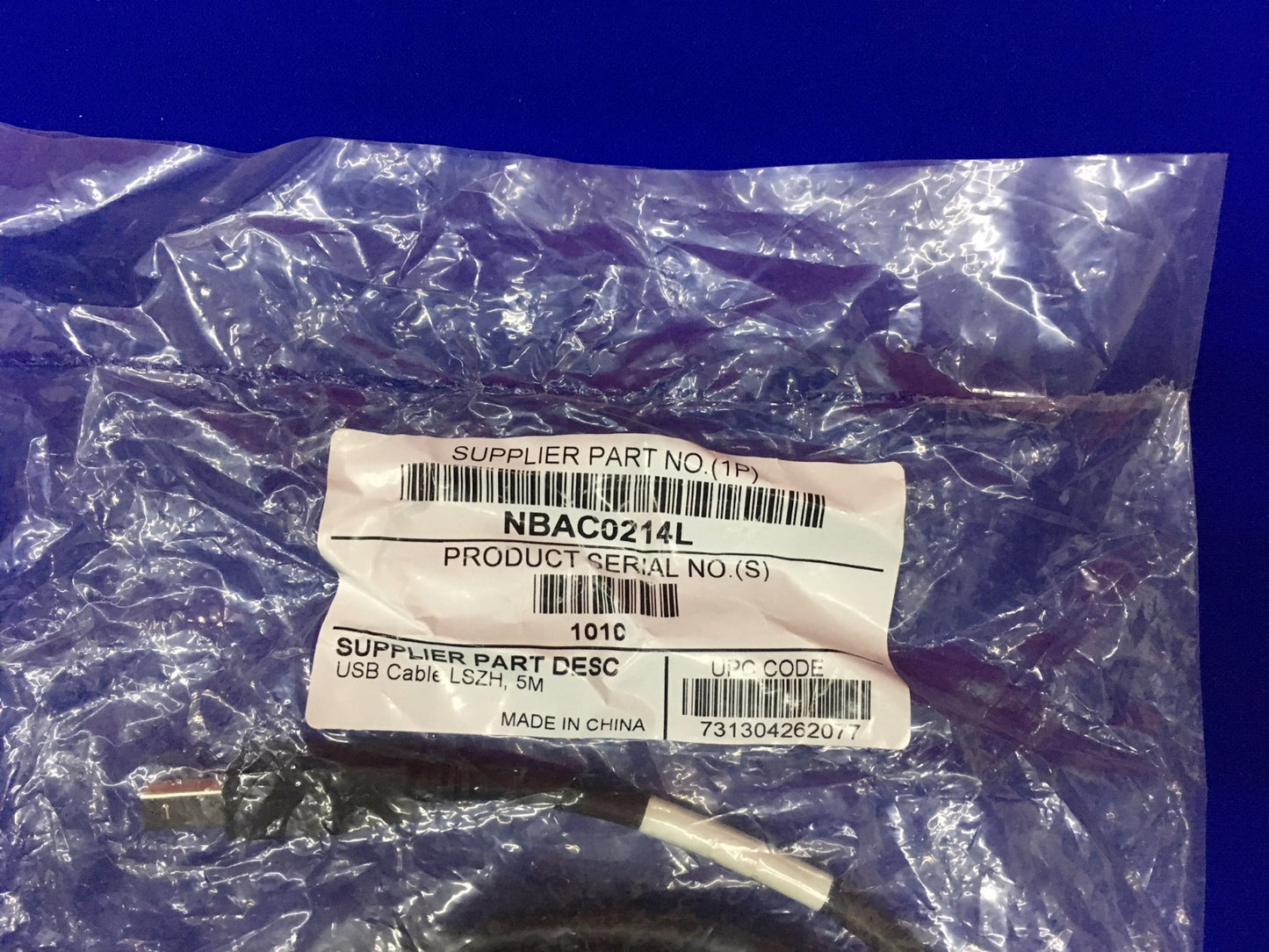 NUOVO - NBAC0214L / 101C CAVO USB LSZH, 5M