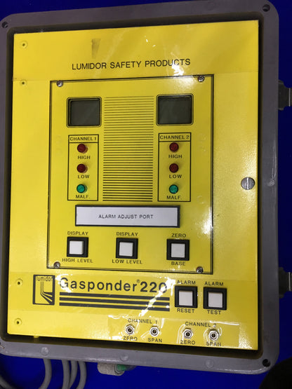 LUMIDOR SAFETY PRODUCTS GASPONDER 220 - TESTED TO POWER ON ONLY