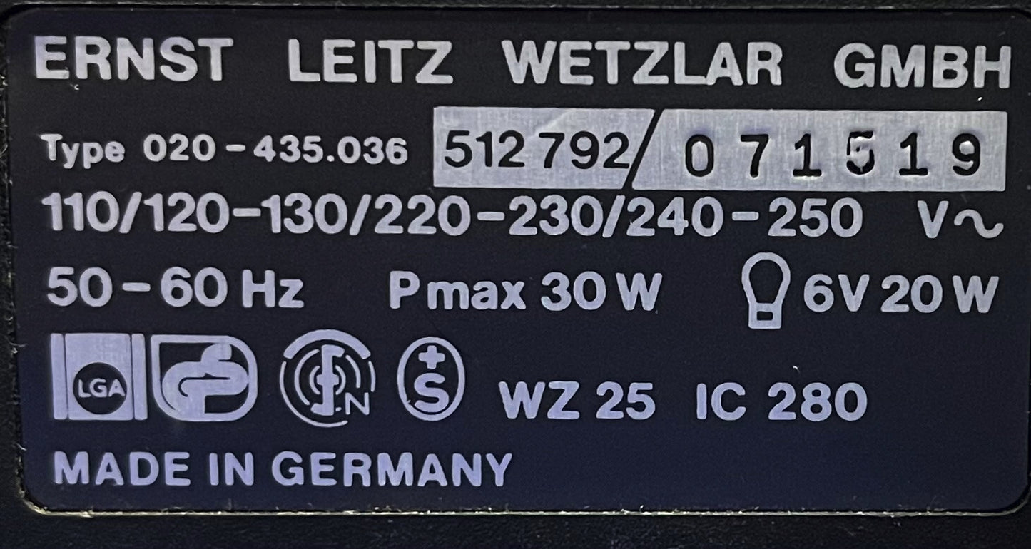 MICROSCOPIO BINOCULARE LEITZ LABORLUX K 02043.036 CON OCULARI PERIPLAN 10X/18