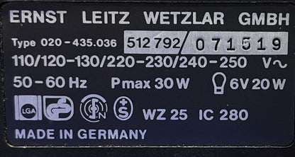 MICROSCOPIO BINOCULARE LEITZ LABORLUX K 02043.036 CON OCULARI PERIPLAN 10X/18