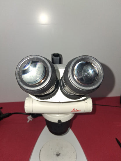 LEICA S4E STEREO ZOOM MICROSCOPE 6.3 -30 X MAGNIFICATION WITH STAND & LED LIGHT