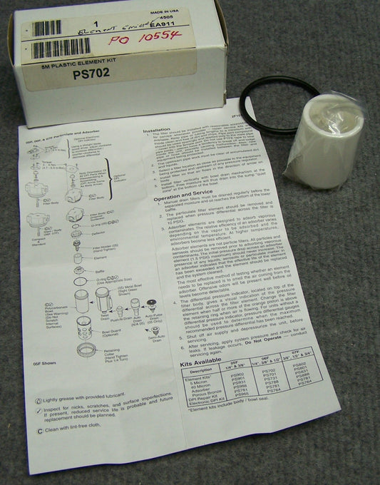 5M PLASTIC ELEMENT KIT PS702