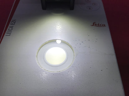 LEICA EZ4 STEREO MICROSCOPE WITH BUILT IN TOP AND BACK LIGHTING 8-35X