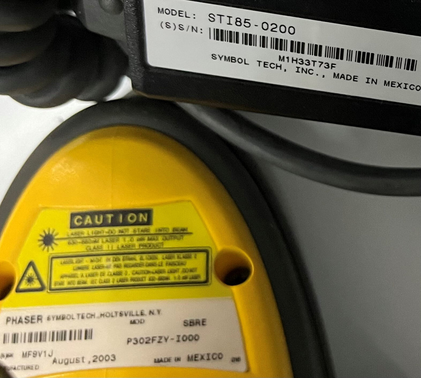 SYMBOL P302FZY-I000 バーコード スキャナー (USB ケーブル付き) ST185-0200 3 個セット