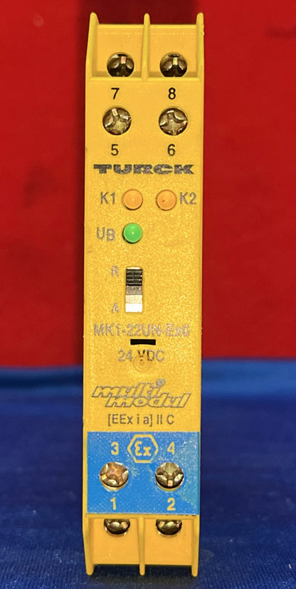 TURCK MK1-22UN-EX0 24VDC ISOLATING SWITCHING AMPLIFIER MULTI MODUL