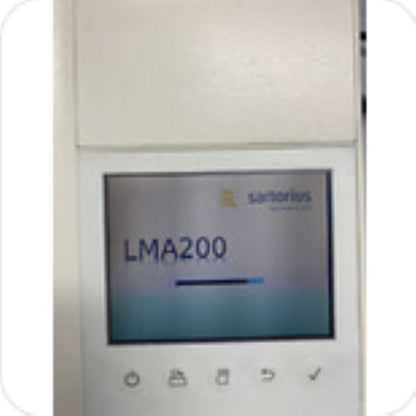 SARTORIUS LMA200PM MOISTURE ANALYZER WITH MICROWAVE DRYING ITEM IS USED
