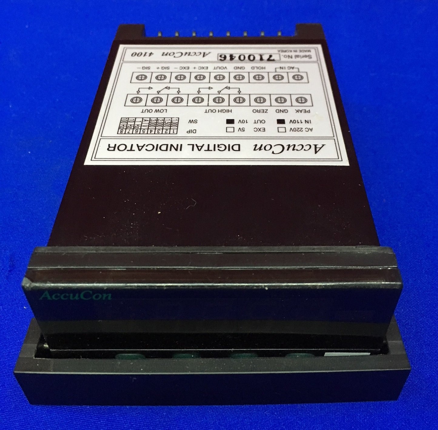 ACCUCON 4100 DIGITALE INDICATOR IN 110V UIT 10V