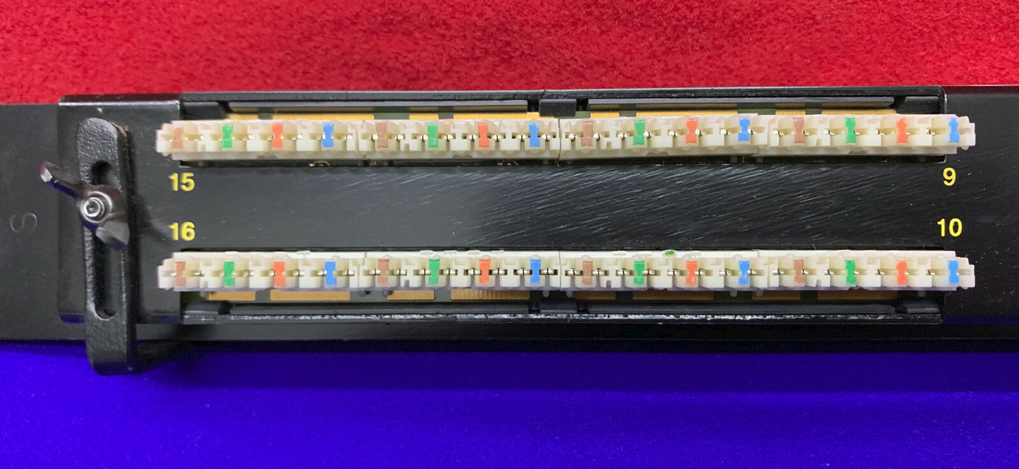ORTRONICS OR-851044814 16 PORT CAT5E PATCH PANEL