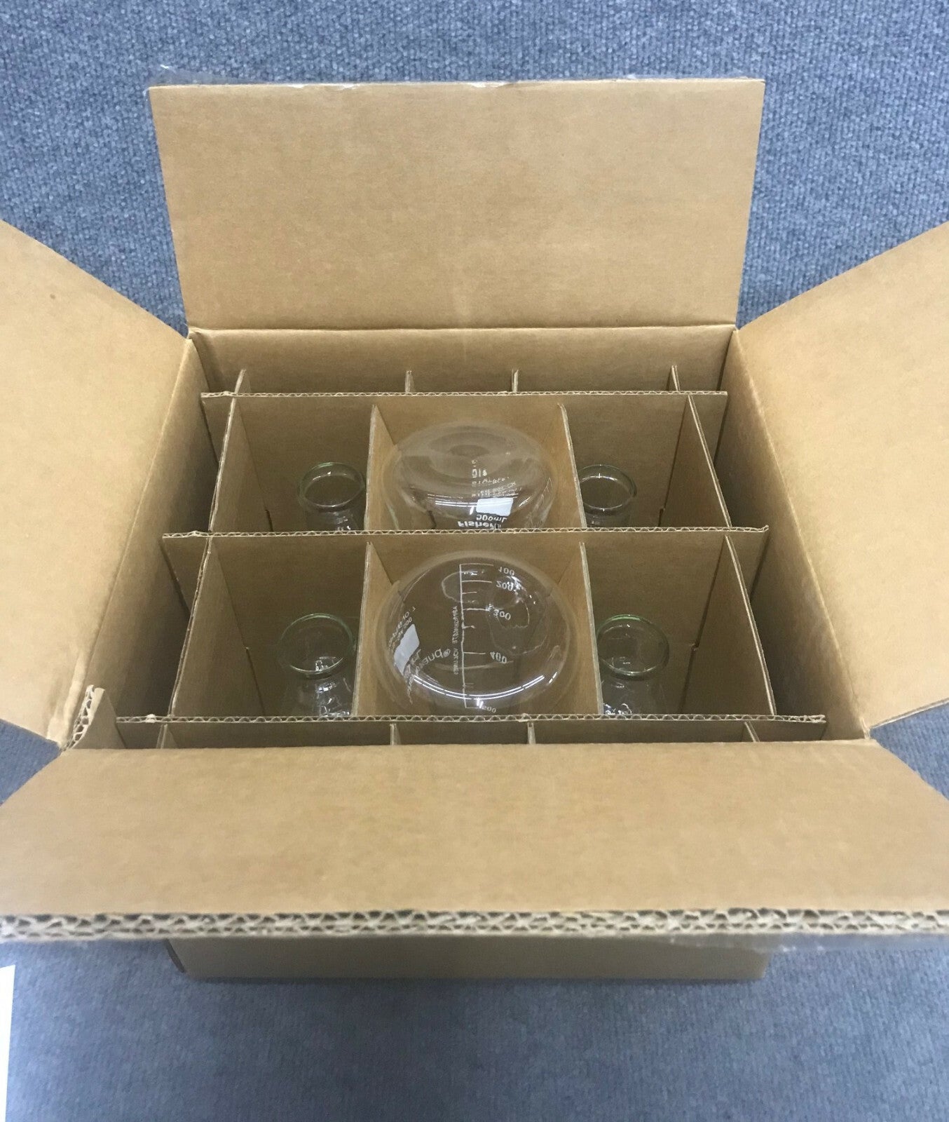 1 SCATOLA CONTENENTE 6 BEVANDE - FISHER SCIENTIFIC FB-500-500 BEVANDE ERLENMEYER