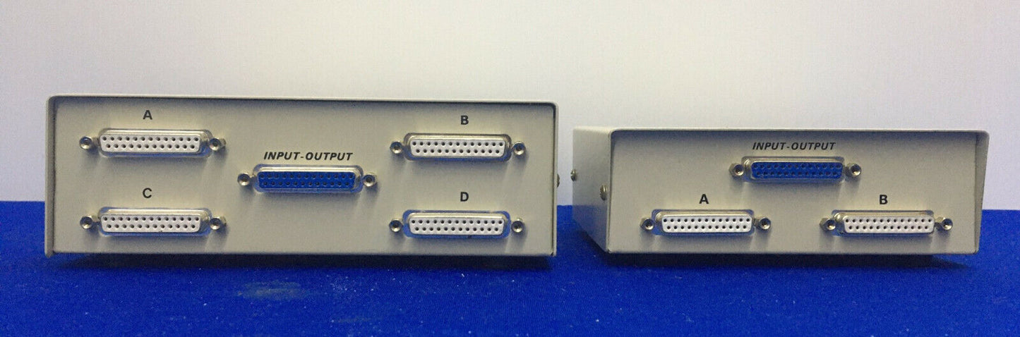 1 LOT QTY 2 - DATA TRANSFER SWITCH NO MANUFACTURER/MODEL/SERIAL NUMBER LISTED