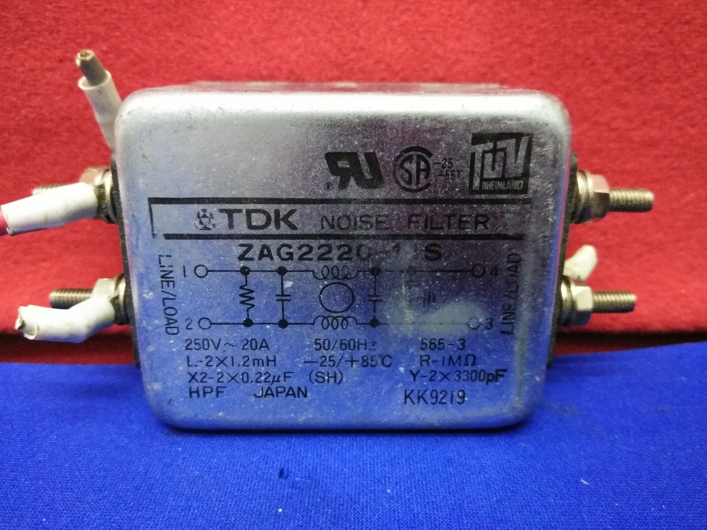 FILTRO ANTIRUMORE TDK ZAG2220-11S 