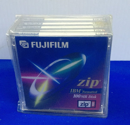 FUJIFILM ZIP ® IBM® FORMATTATO DISCO DA 100 MB L'ARTICOLO È NUOVO