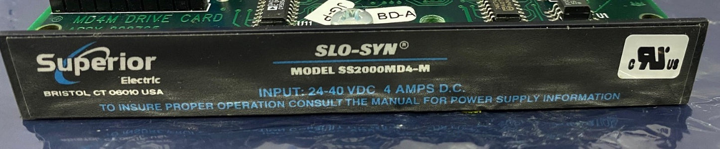SUPERIOR ELECTRIC SLO-SYN® SS2000MD4-M MOTOR DRIVE