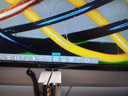 MMBT-1DM XY Tool Scope 20X Toolmakers Manual Microscope  2"x2" Stage HDMI Camera